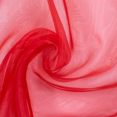 ORG009 | Organza - czerwony - 1