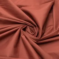 Tkanina popelina kolor ceglany