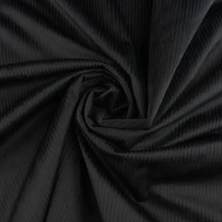 SZT019 | Sztruks kolor czarny - 1
