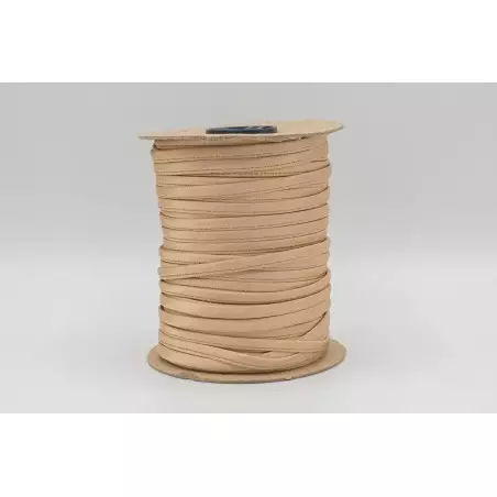 KAT17002 | LAMÓWKA ATŁASOWA MAKARON 5mm BEŻOWY - 1