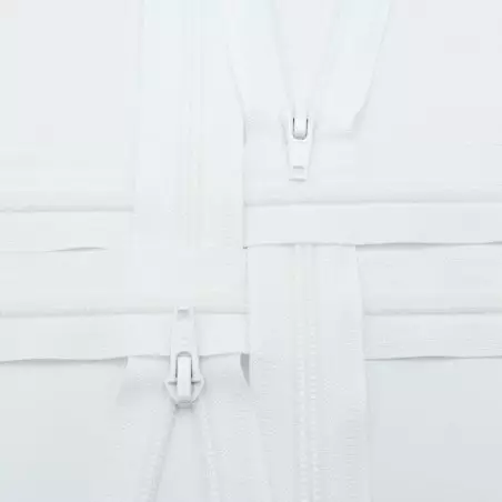 YKK000937 | Zamek spiralny rozdzielczy kolor 501 biały 60 cm - 1