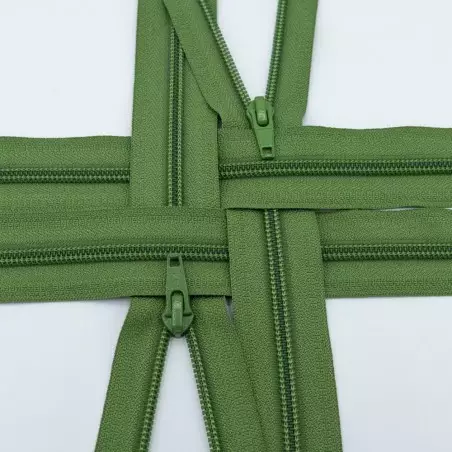 YKK001005 | Zamek spiralny rozdzielczy kolor 528 zielony 50 cm - 1