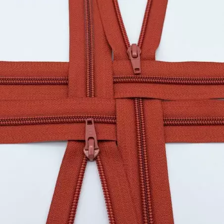YKK001070 | Zamek spiralny rozdzielczy kolor 025 rdzawy 75 cm - 1