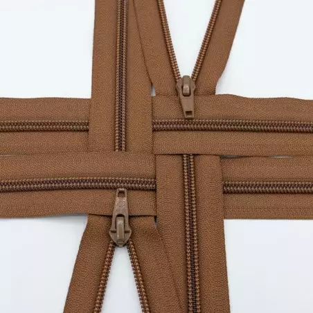 YKK001087 | Zamek spiralny rozdzielczy kolor 033 orzechowy 60 cm - 1