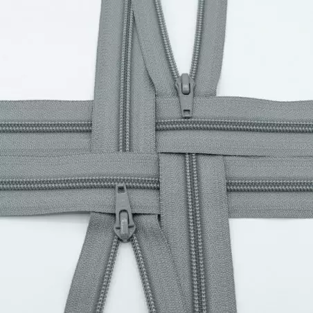 YKK001115 | Zamek spiralny rozdzielczy kolor 577 szary 50 cm - 1