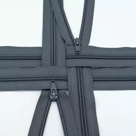 YKK001130 | Zamek spiralny rozdzielczy kolor 182 ciemny szary 75 cm - 1