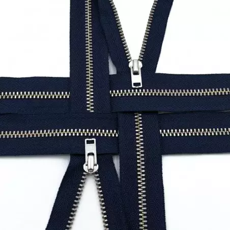 YKK000804 | Zamek metalowy nierozdzielczy anty-nikiel kolor 058 atramentowy 12 cm - 1