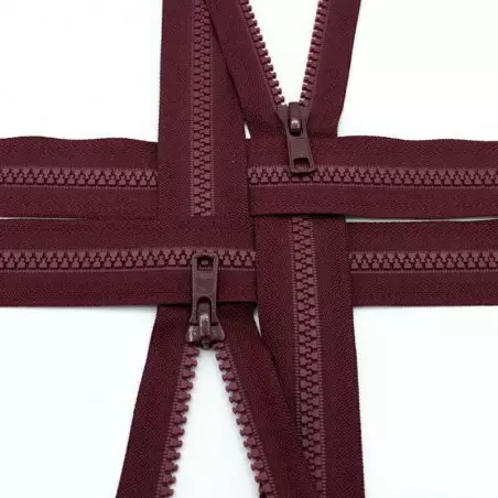 YKK001193 | Zamek kostkowy rozdzielczy kolor 021 bordo 25 cm - 1