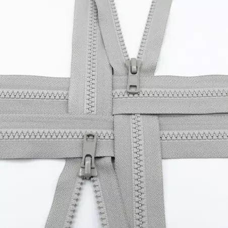 YKK001209 | Zamek kostkowy rozdzielczy kolor 576 szary 50 cm - 1