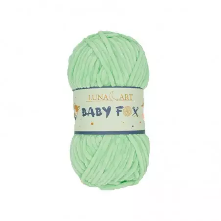 KAT22085 | WŁÓCZKA BABY FOX KOL 23 SELEDYNOWY - 1