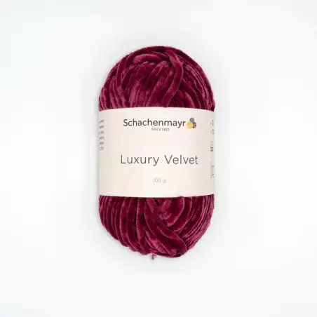KAT20559 | WŁÓCZKA LUXURY VELVET 30 ŚLIWKOWY - 1