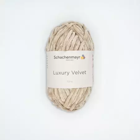 KAT20566 | WŁÓCZKA LUXURY VELVET 20 BEŻOWY - 1