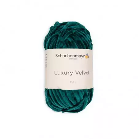 KAT20568 | WŁÓCZKA LUXURY VELVET 70 CIEMNO MORSKI - 1