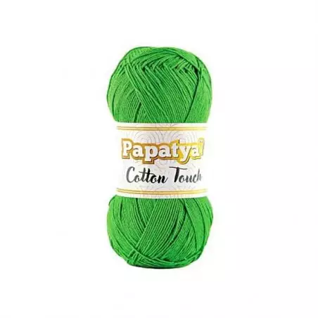 KAT20586 | WŁÓCZKA PAPATYA COTTON TOUCH 0770 ZIELONY 50g - 1