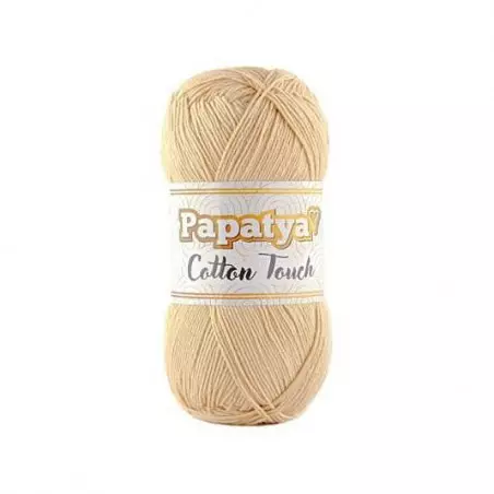 KAT20619 | WŁÓCZKA PAPATYA COTTON TOUCH 0120 BEŻOWY 50g - 1