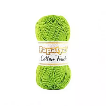 KAT18233 | WŁÓCZKA PAPATYA COTTON TOUCH KOL.0750     ZIELONY 100g - 1