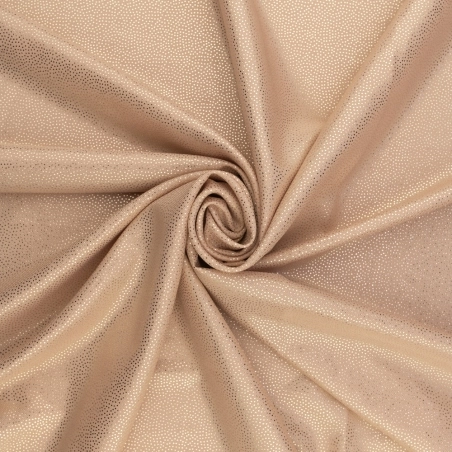 TW.BR.001 | Tkanina Twill metalic kolor beżowy - 1