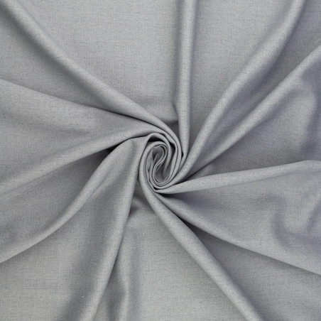 LENV.6806.07 | Tkanina len spandex kolor szaro lawendowy - 1