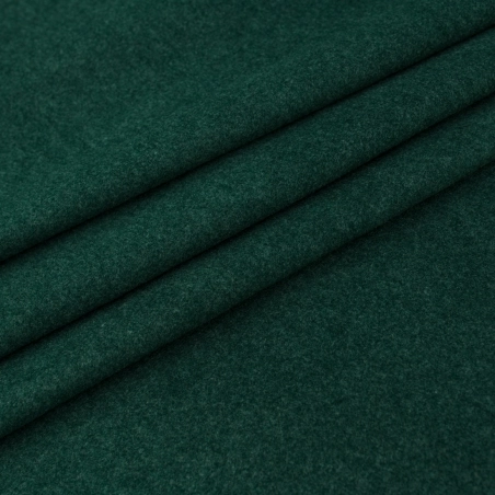 SALE.DZIA130 | Dzianina drapana ciemny zielony - 1