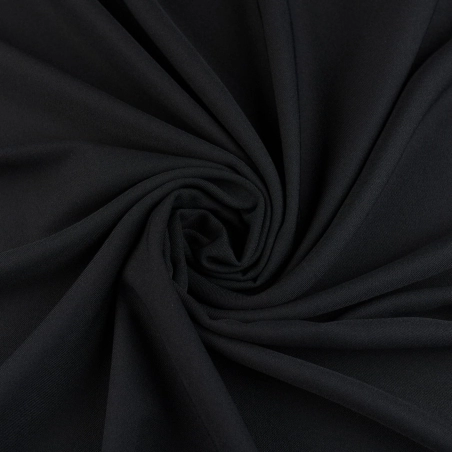 TW.20 | Tkanina wiskoza twill kolor czarny - 1